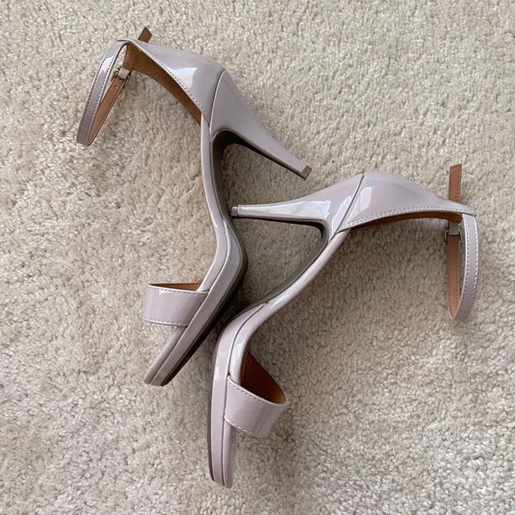 Elegant Women's Heels Nude Cream 10W - Picture 6 of 9